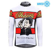Thriller Rider Sports Fahrradbekleidung Herren Fahrradjacken Radjacken Winter/Thermo(Cheers for Being)